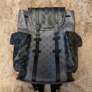 Christopher Backpack Reverse Monogram Eclipse Canvas MM